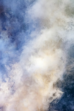 Natural smoke, abstract background