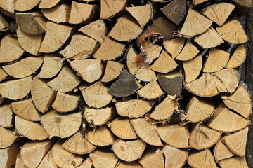 Firewood stack