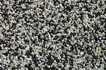 Black and white small stone texture background