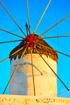 Windmill in Mykonos island