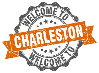 Charleston round ribbon seal