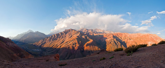 Cerro Aconcagua, Plus Haut Sommet des Amériques, Argentine, Chili