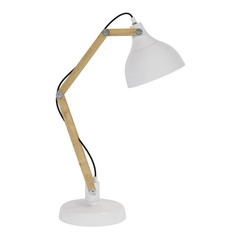 Table lamp isolated. 3D rendering.