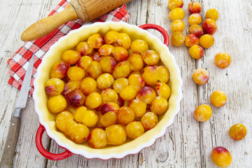 tarte aux mirabelles