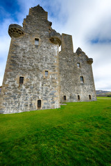 Fototapeta na wymiar An old Scalloway Castle, Shetland.