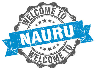 Nauru round ribbon seal