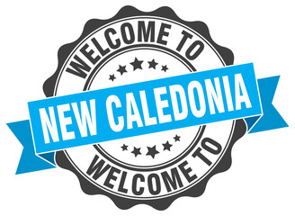 New Caledonia round ribbon seal