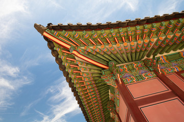 Naklejka premium Pałac Changdeokgung w Seulu