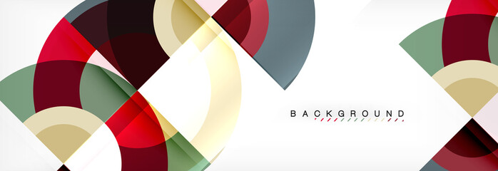 Obraz premium Vector circular abstract background