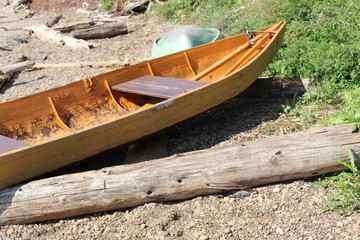 Photo fishing boat for fishing and walks on the river, lake.