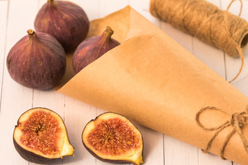 Fresh figs fruits 