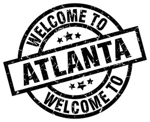 welcome to Atlanta black stamp