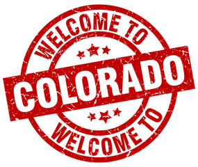 welcome to Colorado red stamp