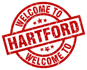 welcome to Hartford red stamp