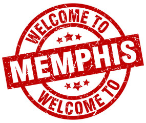 welcome to Memphis red stamp