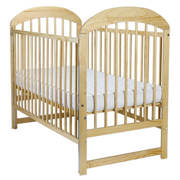 Isolated Wood Crib