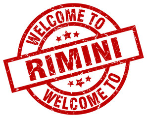 welcome to Rimini red stamp
