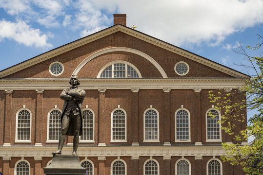 The Faneuil Hall In Boston, Massachusetts