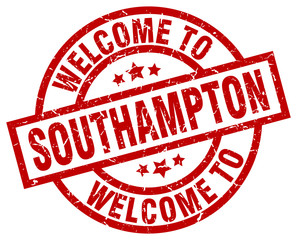 welcome to Southampton red stamp