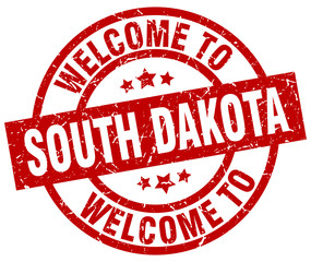 welcome to South Dakota red stamp