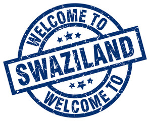 welcome to Swaziland blue stamp