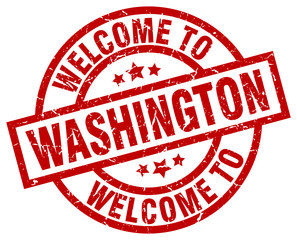 welcome to Washington red stamp