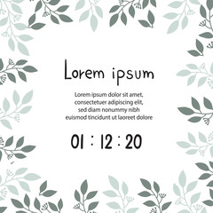 floral background vector design