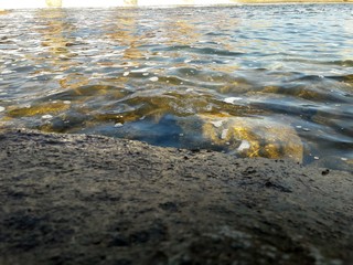 Water, wave, lake, reservoir, Creek