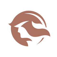 Beauty salon abstract sign