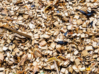 Wood chips background