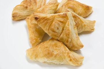 puff pastry  on a paper napkin.