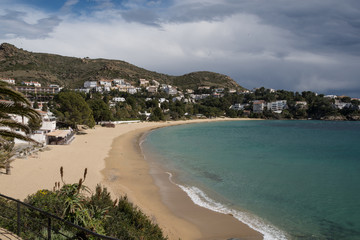 Playa de Almadrava , Canyelles  grosses en Roses, Alt Emporda, Catalu&ntilde;a, Espa&ntilde;a