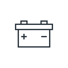 Car battery icon
