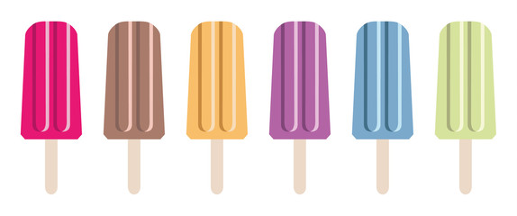Ice Cream Seamless Pattern. Food Illustration.