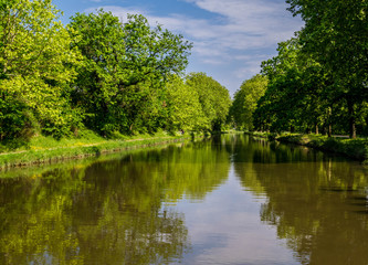 Canal du midi, France.