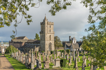 The Church of the Holy Rude the Old Town Cemetery lose to Stirling Castle in Scotland.