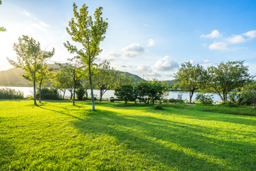 landscape of west lake in hangzhou china