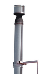 large shiny metal pipes