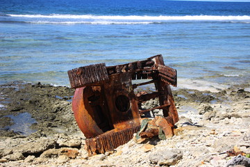 Wreck of the Second War- Tuvalu
