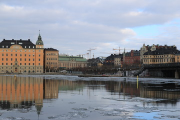 Fototapeta na wymiar stockholm city view