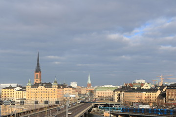 Fototapeta na wymiar stockholm city view
