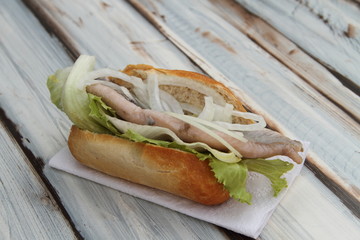 Matjes im Brötchen 7