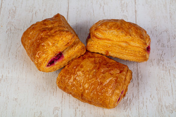 Delicious puff pastry