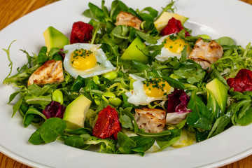 Salad with chicken