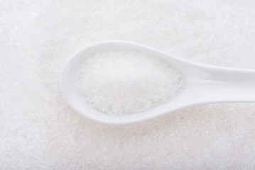 MonosodiumGlutamate (MSG or E621) in spoon