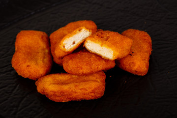 Fried chicken nuggets