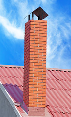 big brick smokestack