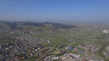 Fototapeta na wymiar Aerial shoot in Germany, Kappelrodeck