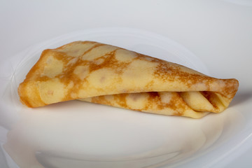 Pancake in the plate