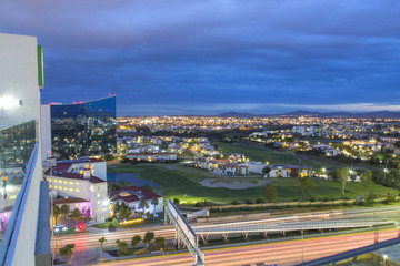 Night landscape  of the Angelopolis